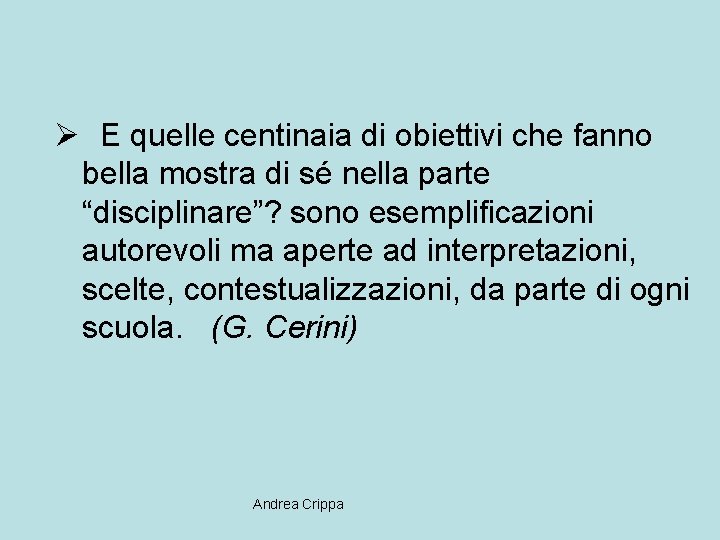 Ø E quelle centinaia di obiettivi che fanno bella mostra di sé nella parte