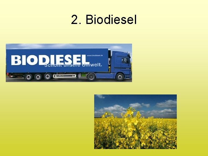 2. Biodiesel 