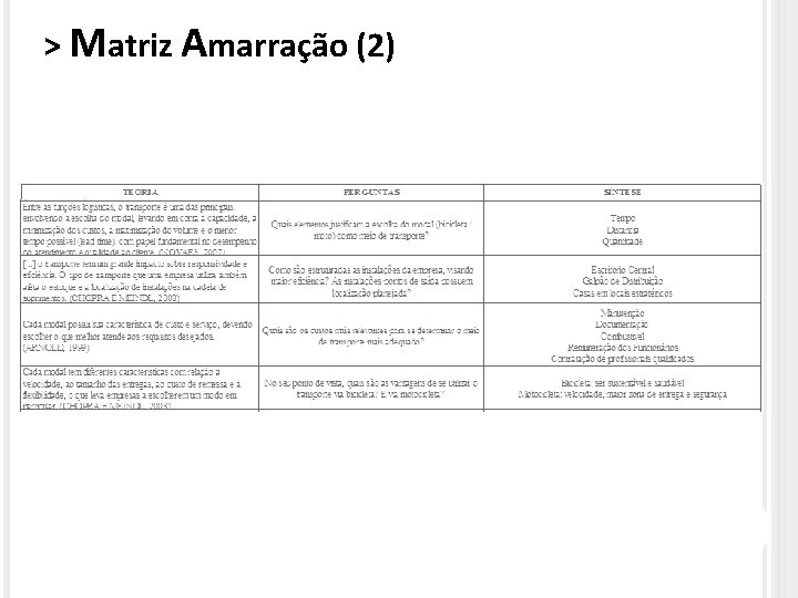 > Matriz Amarração (2) 