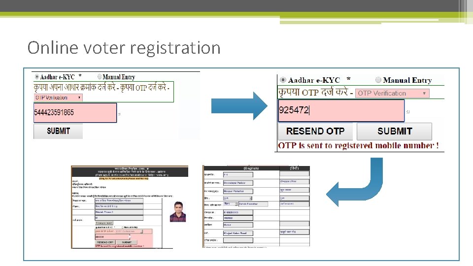 Online voter registration 