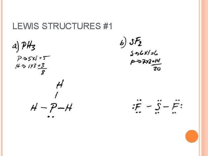 LEWIS STRUCTURES #1 