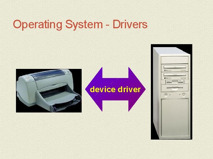 OPERATING SYSTEM REVIEW System Software The programs that