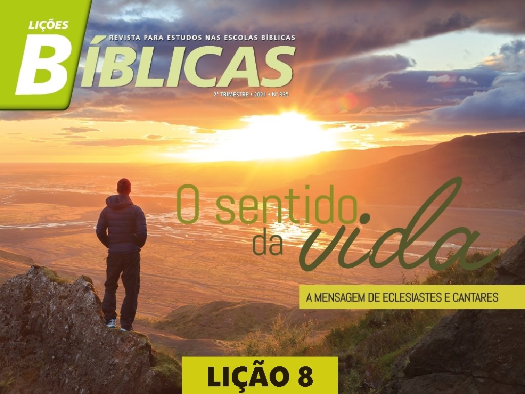 LIÇÃO 8 