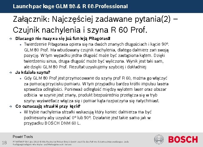 Launch package GLM 80 & R 60 Professional Załącznik: Najczęściej zadawane pytania(2) – Czujnik