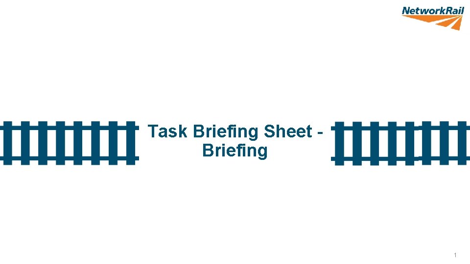 Task Briefing Sheet Briefing 1 