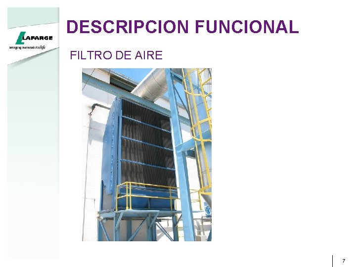 DESCRIPCION FUNCIONAL FILTRO DE AIRE 7 