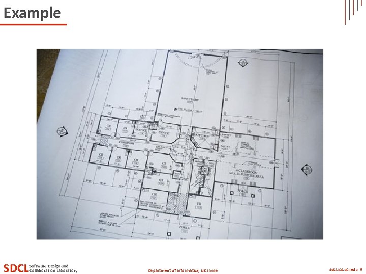 Example SDCL Software Design and Collaboration Laboratory Department of Informatics, UC Irvine sdcl. ics.