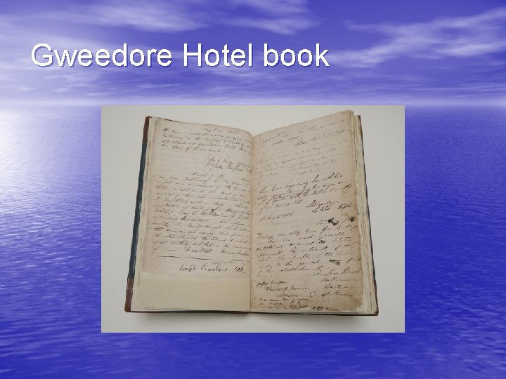 Gweedore Hotel book 