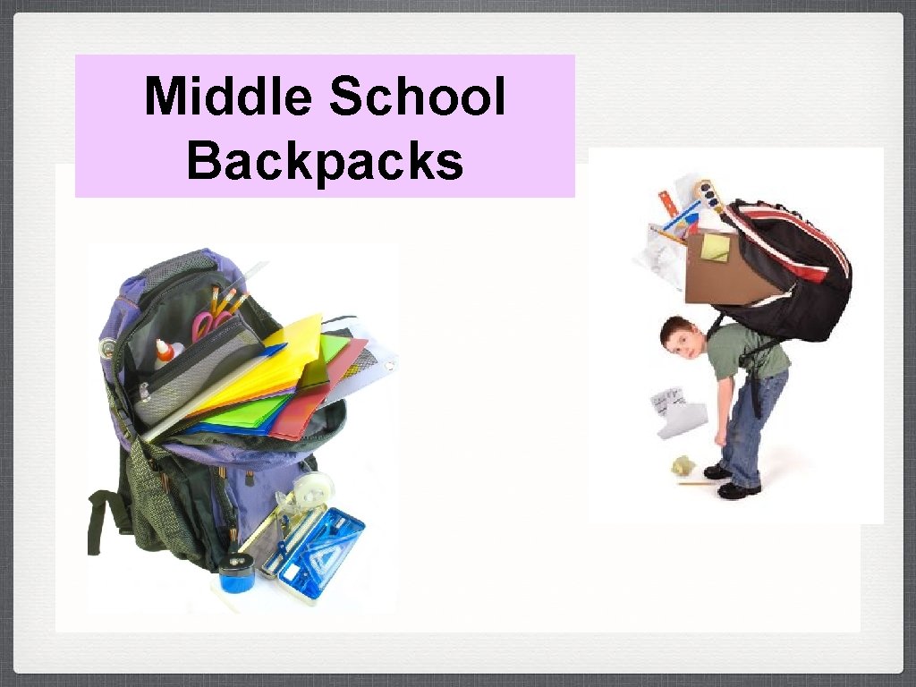 Middle School Backpacks 