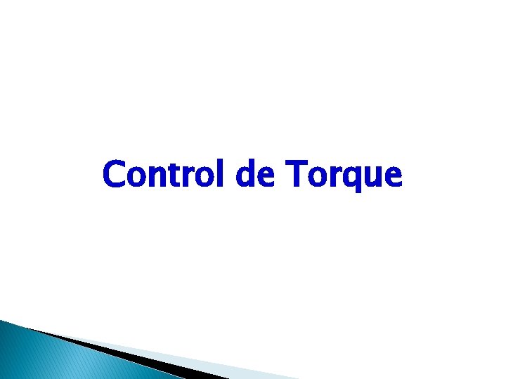 Control de Torque 