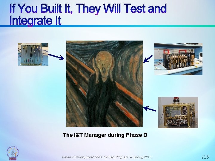 If You Built It, They Will Test and Integrate It The I&T Manager during