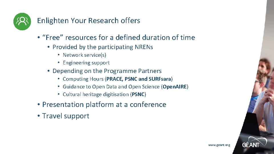 Enlighten Your Research offers • “Free” resources for a defined duration of time •