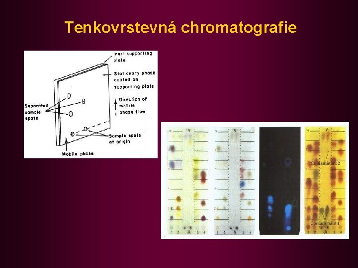 Tenkovrstevná chromatografie 