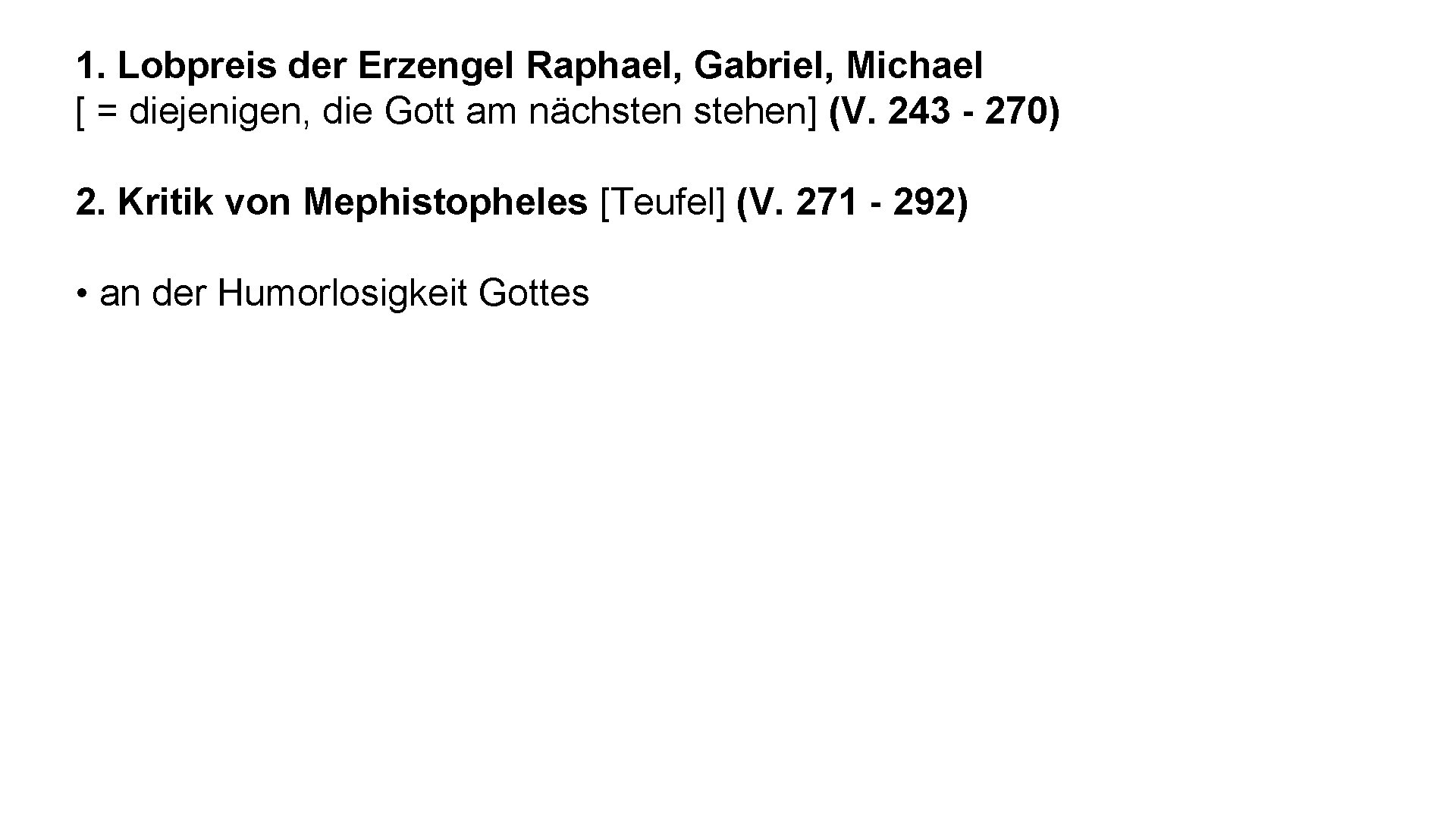 1. Lobpreis der Erzengel Raphael, Gabriel, Michael [ = diejenigen, die Gott am nächsten