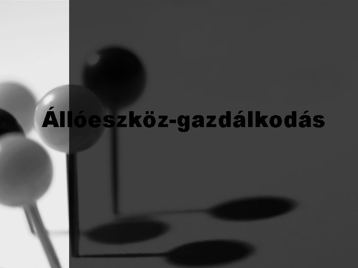 Állóeszköz-gazdálkodás 