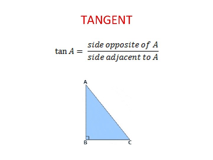 TANGENT 