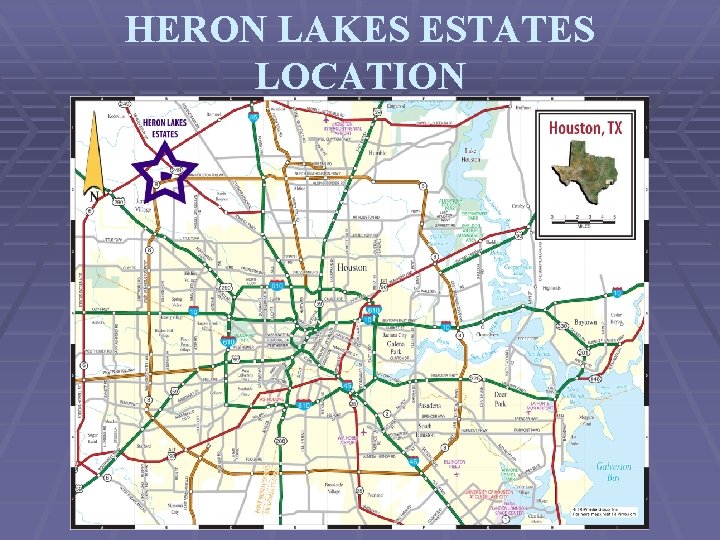 HERON LAKES ESTATES LOCATION 