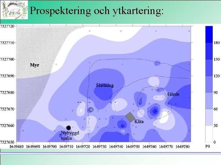 Prospektering och ytkartering: • Ingen kronologisk urskiljning mellan olika aktiviteter • Ger istället en