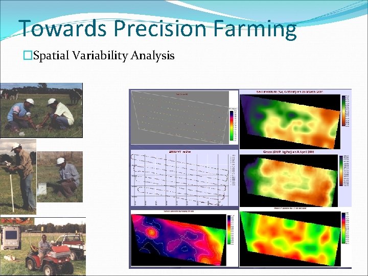 Towards Precision Farming �Spatial Variability Analysis 
