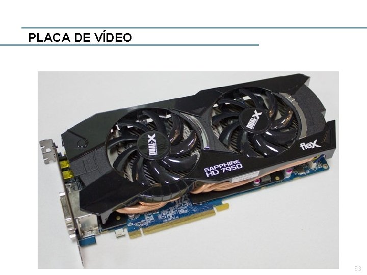 PLACA DE VÍDEO 63 