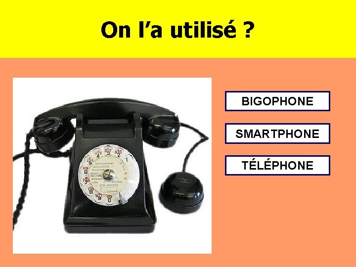 On l’a utilisé ? BIGOPHONE SMARTPHONE TÉLÉPHONE 