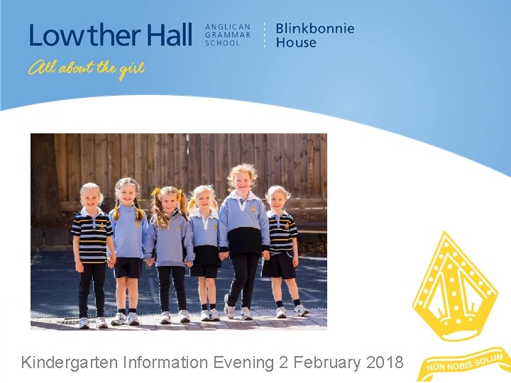 Kindergarten Information Evening 2 February 2018 