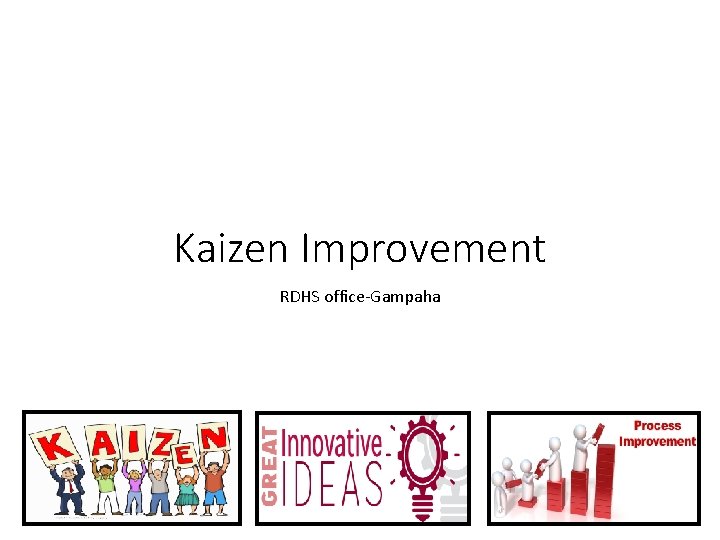 Kaizen Improvement RDHS office-Gampaha Directorate of Healthcare Quality & Safety - Version 6 (Last