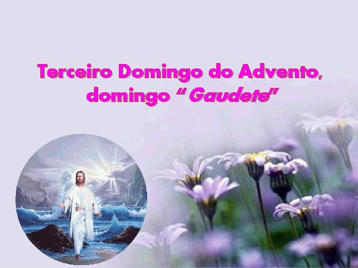 Terceiro Domingo do Advento, domingo “Gaudete” 