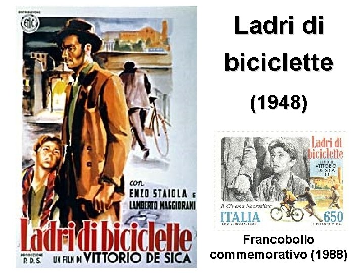 Ladri di biciclette (1948) Francobollo commemorativo (1988) 