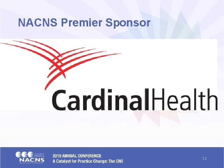 NACNS Premier Sponsor 12 