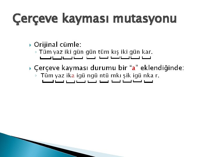 Çerçeve kayması mutasyonu 