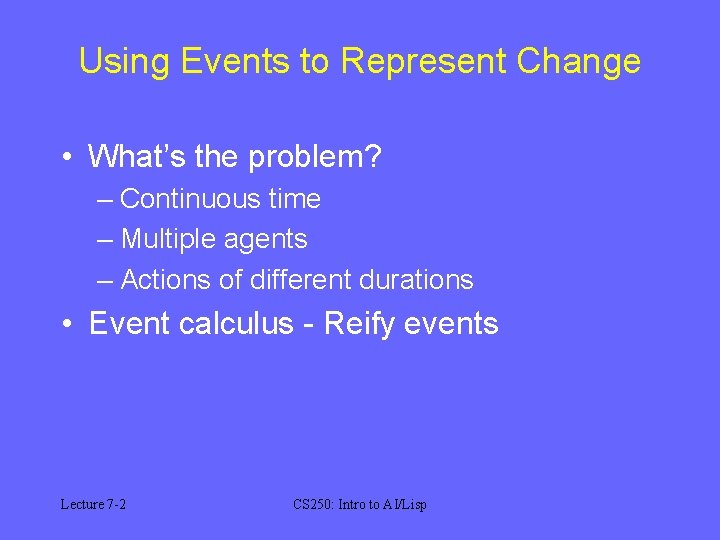 Building Knowledge Bases Lecture 7 2 February 18