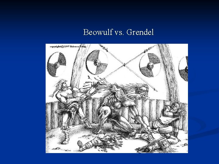 Beowulf vs. Grendel 