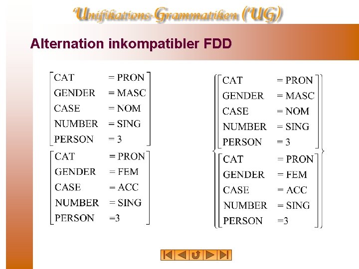Alternation inkompatibler FDD 