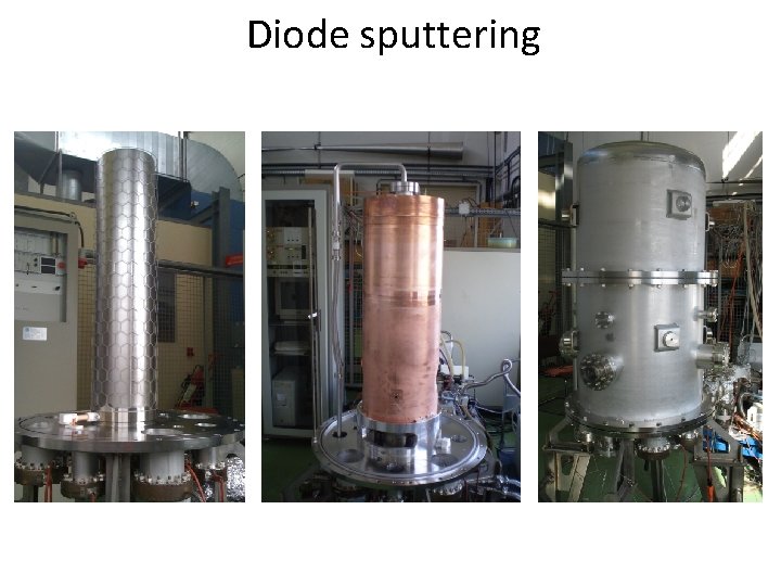 Diode sputtering 