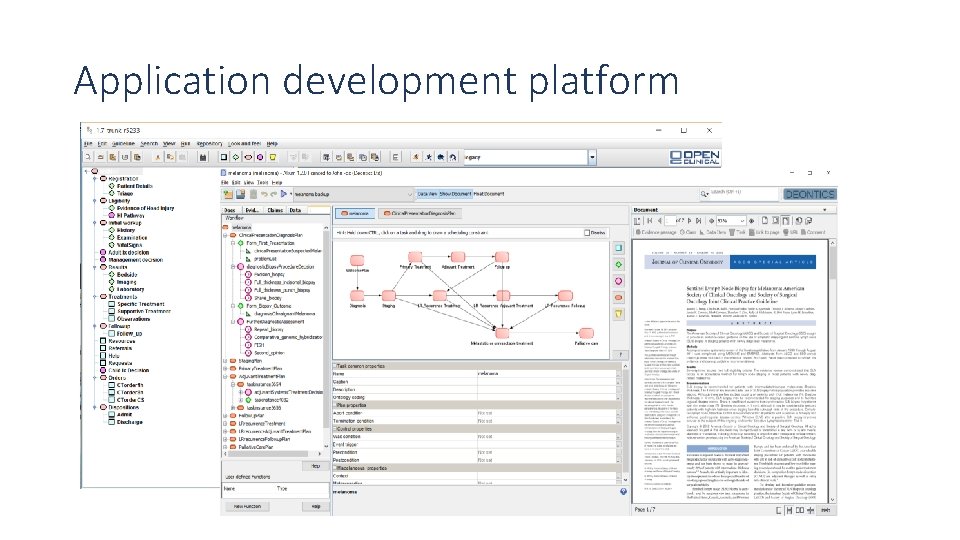 Application development platform Application development platform