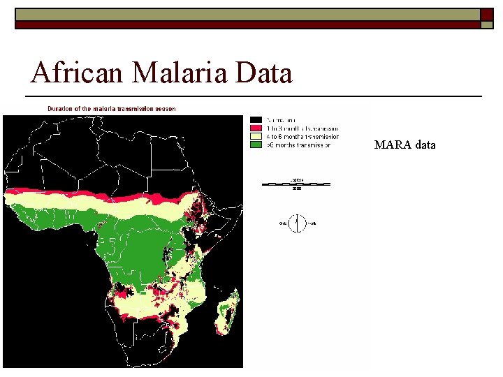 African Malaria Data MARA data 