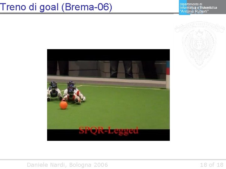 Treno di goal (Brema-06) Daniele Nardi, Bologna 2006 18 of 18 