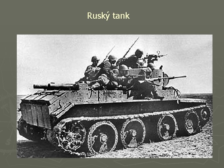 Ruský tank 