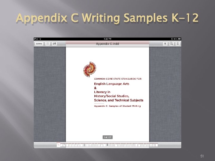 Appendix C Writing Samples K-12 51 