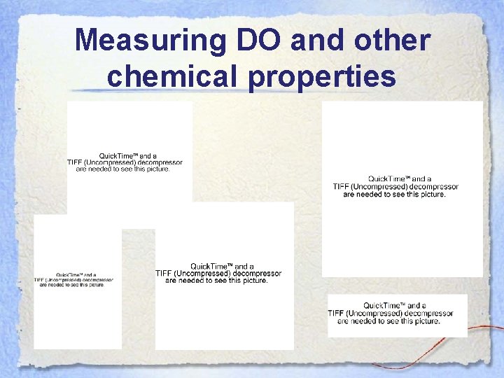 Measuring DO and other chemical properties 