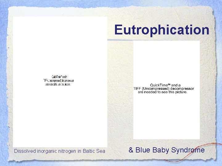 Eutrophication Dissolved inorganic nitrogen in Baltic Sea & Blue Baby Syndrome 