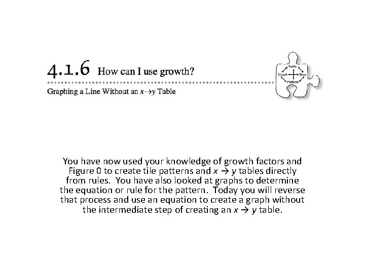 You have now used your knowledge of growth factors and Figure 0 to create