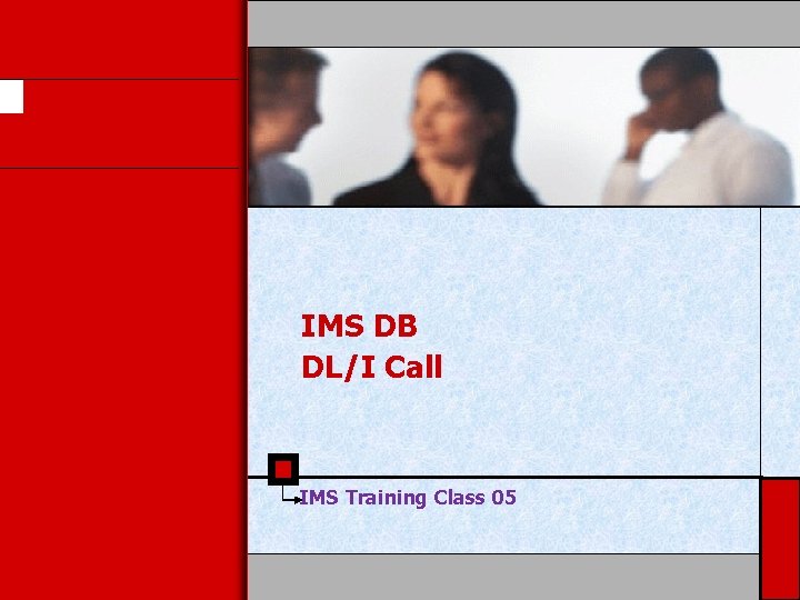 IMS DB DL/I Call IMS Training Class 05 