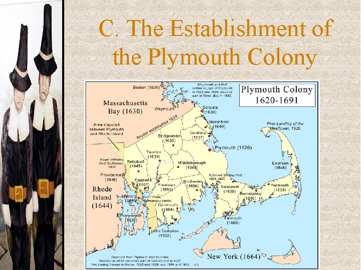 C. The Establishment of the Plymouth Colony 