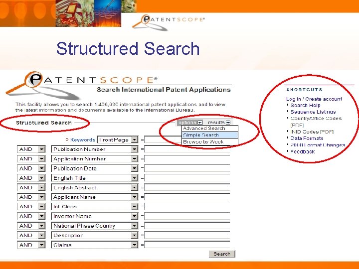 Structured Search 15 