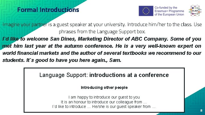 English For Academics Programme Week 1 Day 1