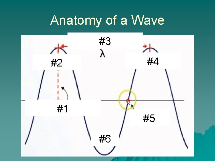 Anatomy of a Wave #3 #4 #2 #1 #5 #6 