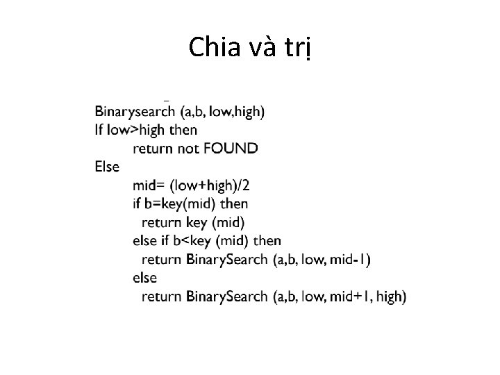 Chia và trị 