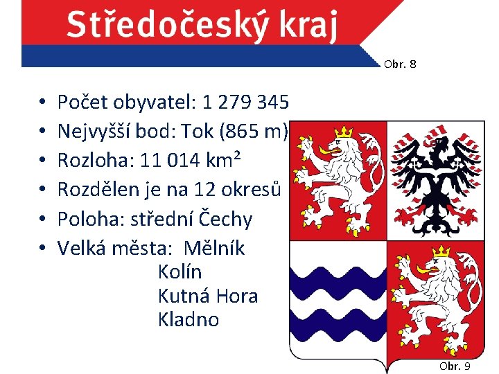 Obr. 8 • • • Počet obyvatel: 1 279 345 Nejvyšší bod: Tok (865